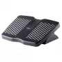 Fellowes poggiapiedi sotto la scrivania – Refresh poggiapiedi ergonomico con 2 regolazioni in altezza e superficie massaggiante – Poggiapiedi per ufficio e casa – Nero