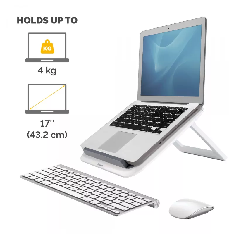 Supporto per laptop Fellowes I-Spire Quick Lift regolabile