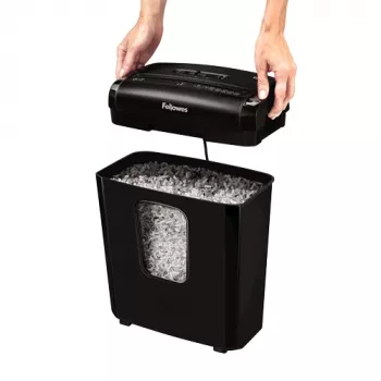 Fellowes Powershred 6M Distruggidocumenti micro-taglio nero