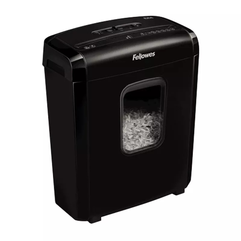 Fellowes Powershred 6M Distruggidocumenti micro-taglio nero