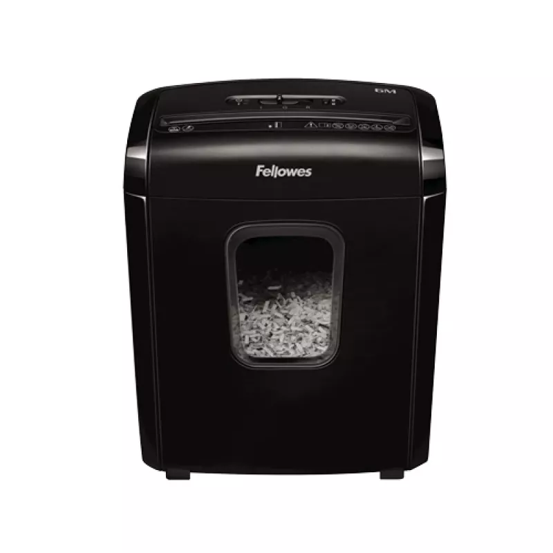Fellowes Powershred 6M Distruggidocumenti micro-taglio nero