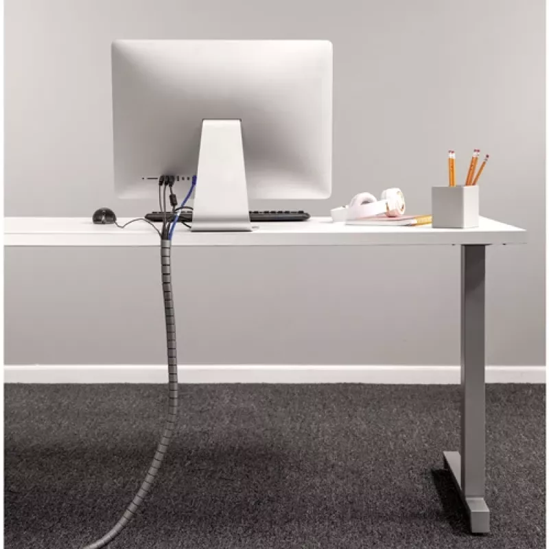 Fellowes CableZip Canalina portacavi da pavimento argento 1 pz.