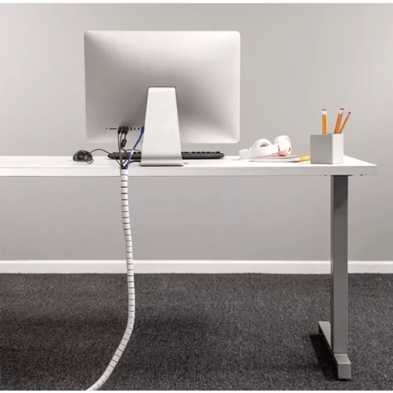Fellowes CableZip Canalina portacavi da pavimento bianco 1 pz.