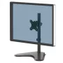 Fellowes Seasa Braccio singolo per monitor - Supporto monitor freestanding per schermi da 8 kg 32 pollici - Braccio monitor regolabile ergonomicamente - Inclinazione 45° Rotazione 120° Rotazione 360°, VESA 75 x 75/100 x 100 - nero