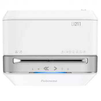 Fellowes LX Series Powershred LX21 Distruggidocumenti micro-taglio grigio, bianco
