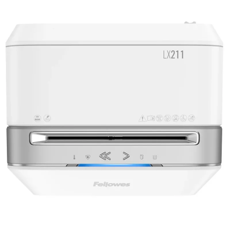 Fellowes LX Series Powershred LX21 Distruggidocumenti micro-taglio grigio, bianco