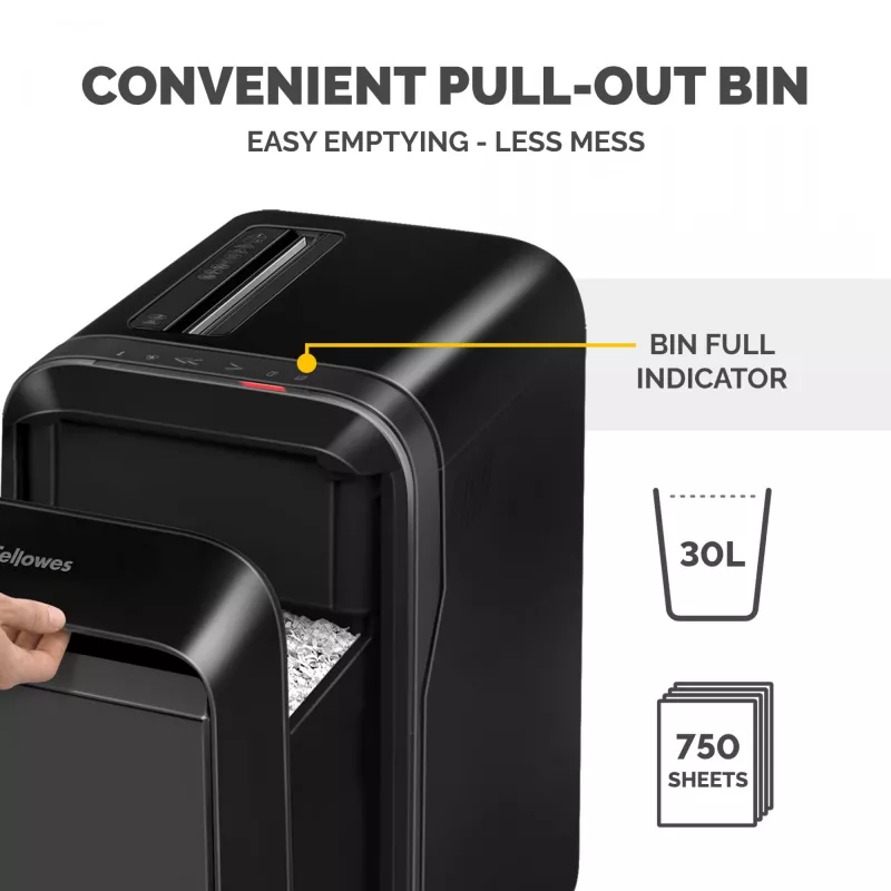 Fellowes LX Series Powershred LX220 Distruggidocumenti 65 dB nero