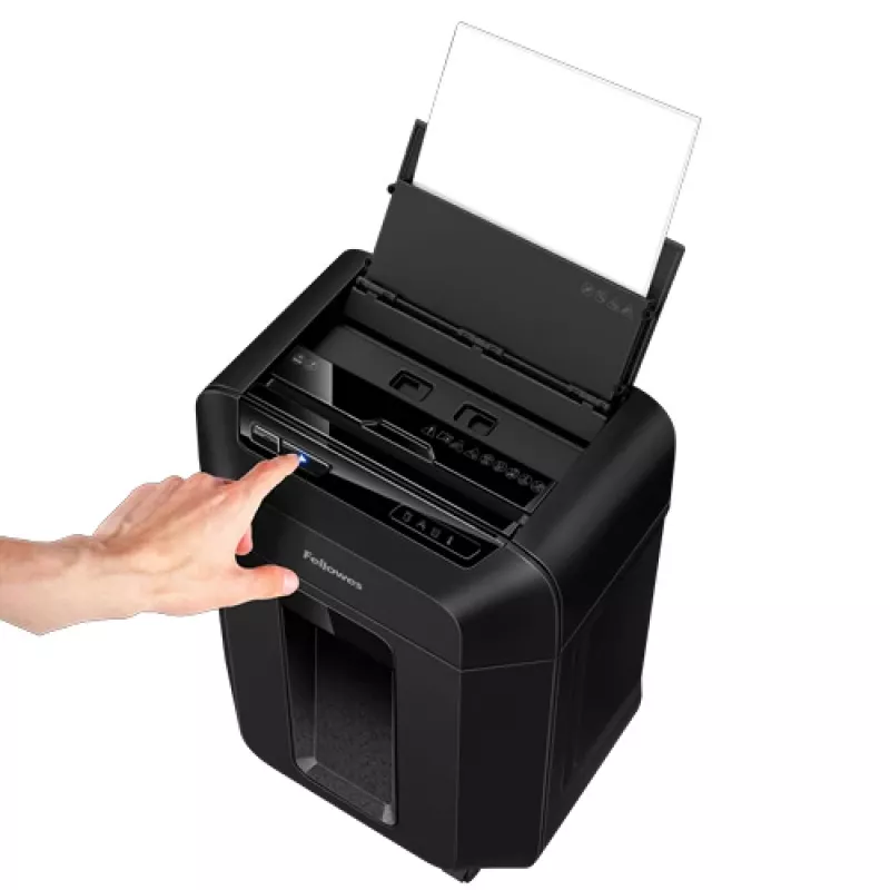 Fellowes Automax 80M Distruggidocumenti taglio a particelle 22 cm nero
