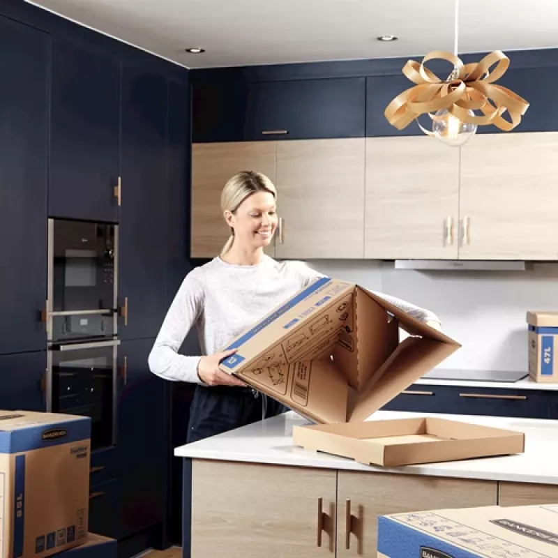 Fellowes 6204001 Scatola portadocumenti rettangolare cartone naturale