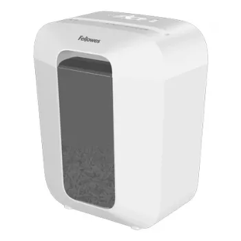 Fellowes LX Series Powershred LX50 (bianco) Distruggidocumenti a taglio particellare – blocco di sicurezza brevettato