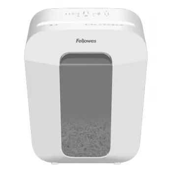 Fellowes LX Series Powershred LX50 (bianco) Distruggidocumenti a taglio particellare – blocco di sicurezza brevettato