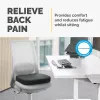 Fellowes Cuscino per sedia da ufficio Breyta cuscino comfort con incavo per il coccige