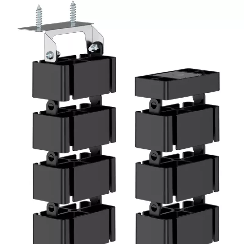 Fellowes 100136871 Organizer per cavi scrivania guaina per cavi nero 1 pz.