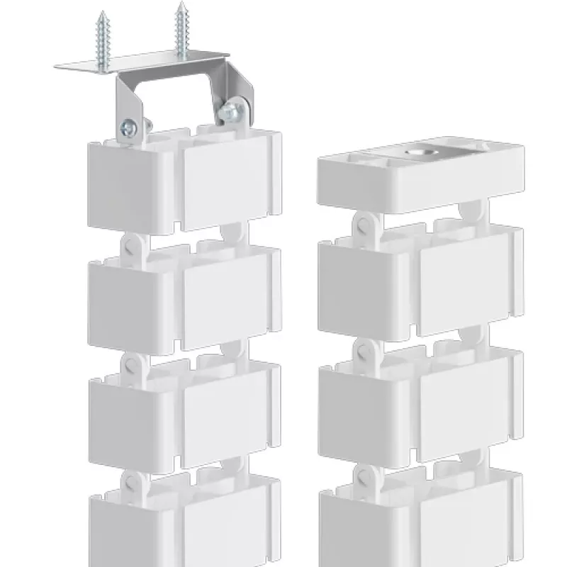 Fellowes 100136872 Organizer per cavi scrivania guaina per cavi bianco 1 pz.