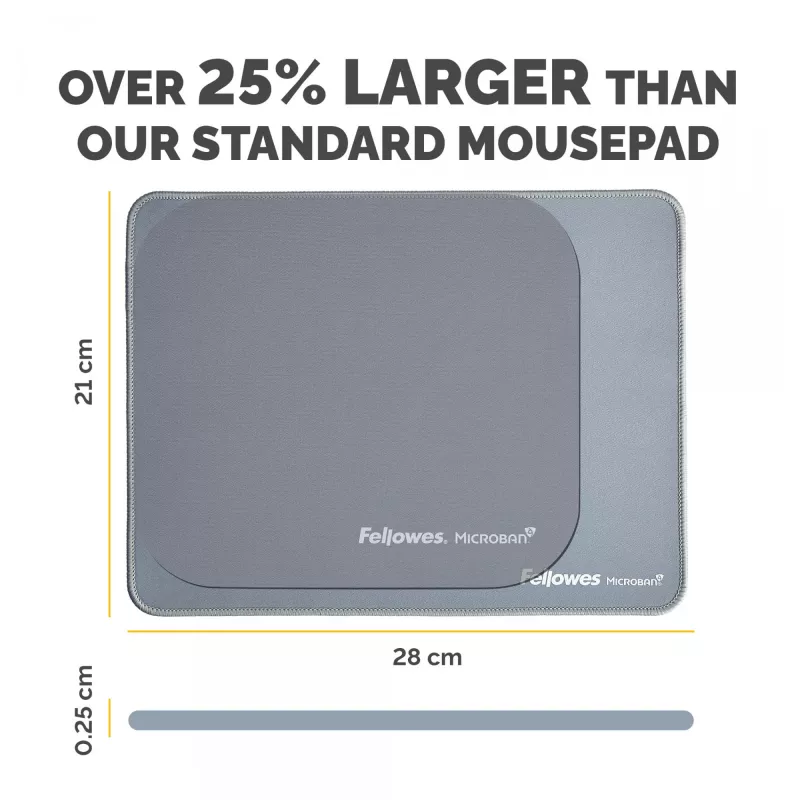 Fellowes Breyta (New) XL Tappetino per mouse Marine Blue