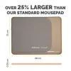 Fellowes Breyta (New) XL Tappetino per mouse Sand, Sand, monocolore, base antiscivolo