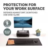 Fellowes Tappetino da scrivania per computer con base antiscivolo, Breyta tappetino da scrivania con protezione antibatterica, nero