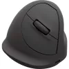 Fellowes Breyta Plus+ Mouse verticale – piccolo, destrimani, design verticale, ottico, Bluetooth + USB-C, 2400 DPI, nero