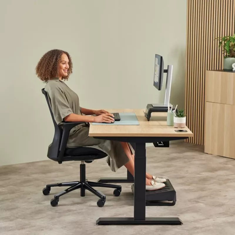 Fellowes Mouse verticale wireless Breyta Plus+ mouse verticale ergonomico per mancini con protezione antibatterica Medium