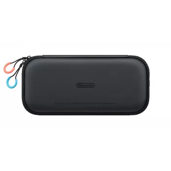 Nintendo Switch 2 custodia da trasporto e protezione display, custodia rigida, Nintendo, nero, Nintendo Switch 2, cerniera, 142 mm
