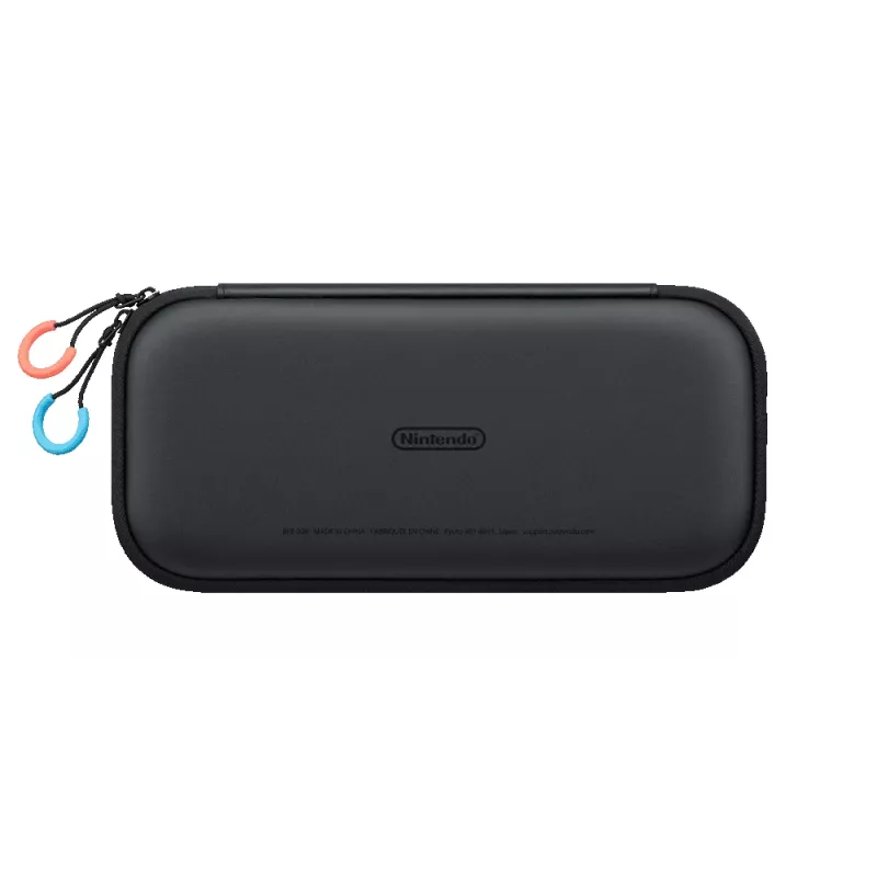 Nintendo Switch 2 custodia da trasporto e protezione display, custodia rigida, Nintendo, nero, Nintendo Switch 2, cerniera, 142 mm