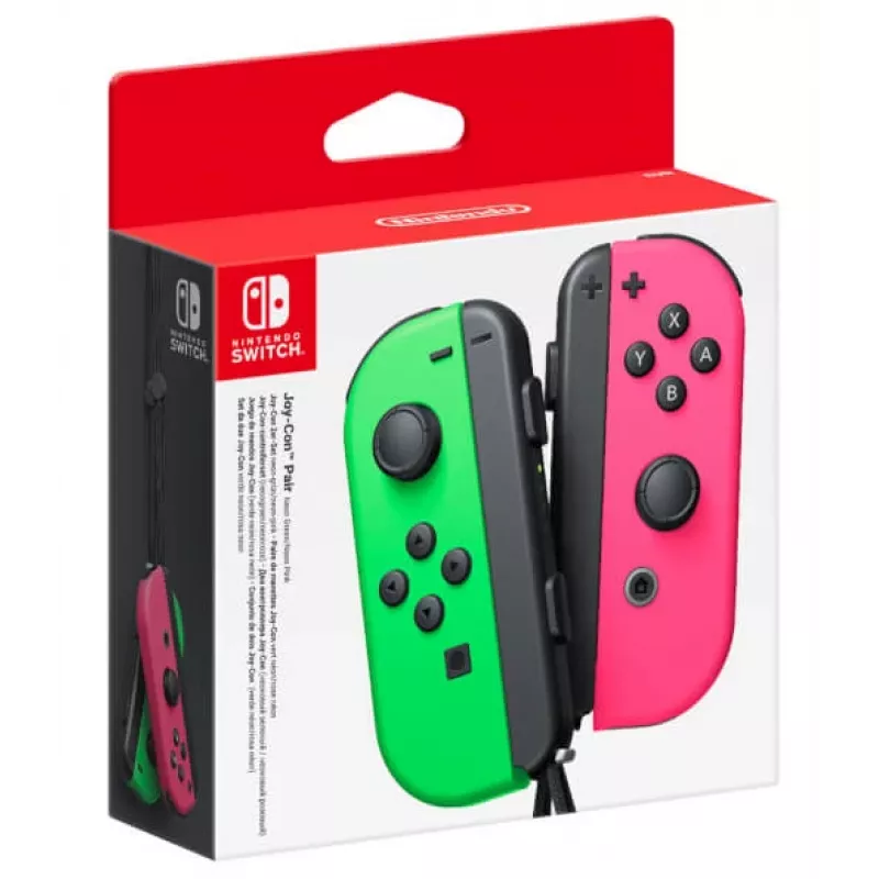 Nintendo Joy-Con nero, verde, rosa Bluetooth gamepad analogico / digitale Nintendo Switch