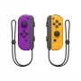 Gamepad NINTENDO Joy-Con wireless Bluetooth per Nintendo Switch — nero/arancione/viola, analogico/digitale, D-pad
