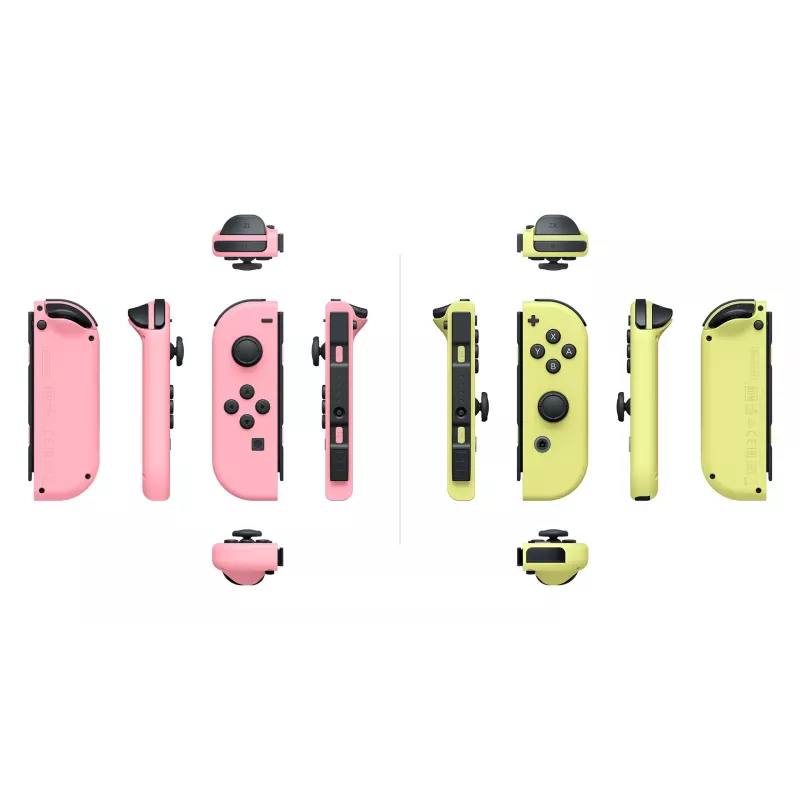 Nintendo 10011583 controller da gaming rosa, giallo Bluetooth gamepad analogico / digitale Nintendo Switch, Nintendo Switch OLED