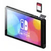 Nintendo Switch OLED, Nintendo Switch, NVIDIA Custom Tegra, blu, rosso, analogico/digitale, tasto Home, tasto Power, tasti