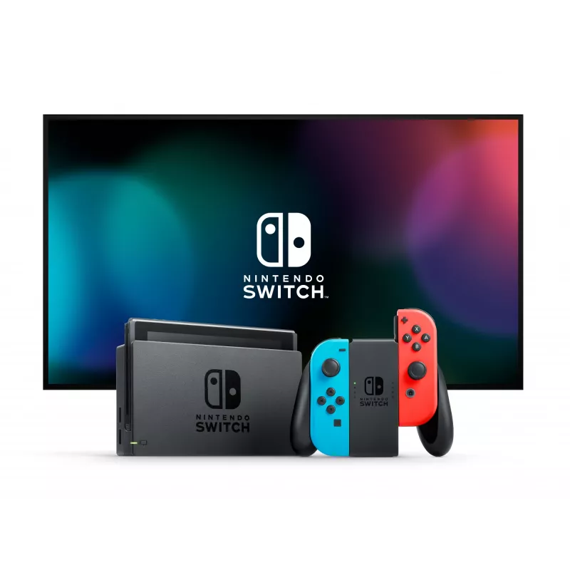 Nintendo Switch console portatile 15,8 cm (6,2 inch) 32 GB touchscreen WLAN blu, grigio, rosso