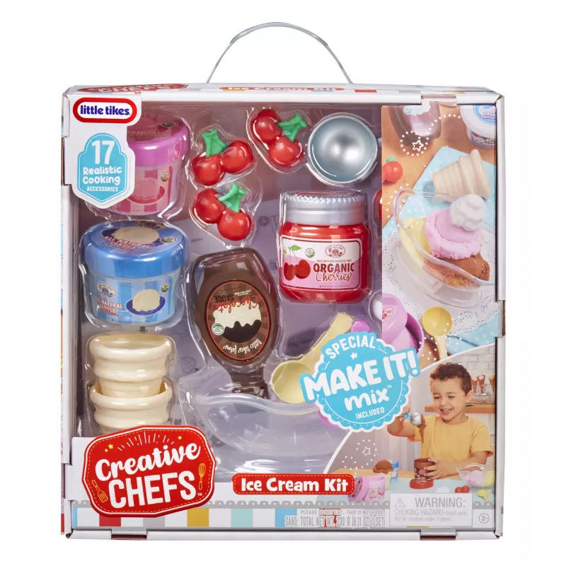 Little Tikes Creative Chefs set gelato, set gelato, 3 anni
