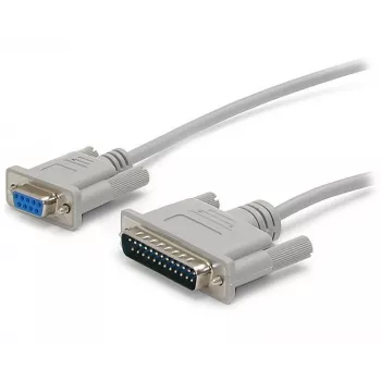 StarTech.com cavo null modem seriale DB9 a DB25 cross wired 10 ft - F/M