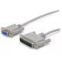 StarTech.com cavo null modem seriale DB9 a DB25 cross wired 10 ft - F/M