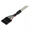 StarTech.com adattatore staffa a slot 2 porte USB A femmina, 2 x IDC, 2 x USB A, 0,286 m, argento