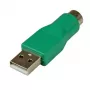 StarTech.com adattatore di ricambio da mouse PS/2 a USB - F/M, PS/2, USB, verde