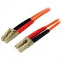 StarTech.com cavo in fibra ottica 2m - patch cord in fibra ottica multimodale duplex 50/125 - LSZH - LC/LC