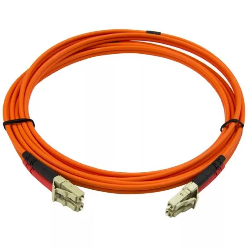 StarTech.com cavo in fibra ottica 2m - patch cord in fibra ottica multimodale duplex 50/125 - LSZH - LC/LC