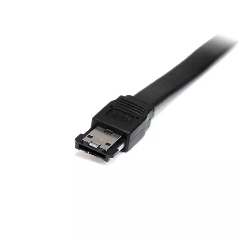 StarTech.com cavo eSATA esterno schermato 3 ft M/M, 0,9 m, eSATA, eSATA, eSATA, maschio/maschio, nero