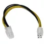 StarTech.com cavo di prolunga di alimentazione CPU ATX12V 4 pin P4 8 pollici - M/F