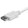 StarTech.com cavo USB-C a DisplayPort 1.2 da 1 m 4K 60 Hz – cavo adattatore USB-C a DisplayPort HBR2 – cavo video da USB Type-C DP Alt Mode a monitor DP – funziona con Thunderbolt 3 – bianco