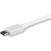 StarTech.com cavo USB-C a DisplayPort 1.2 da 1 m 4K 60 Hz – cavo adattatore USB-C a DisplayPort HBR2 – cavo video da USB Type-C DP Alt Mode a monitor DP – funziona con Thunderbolt 3 – bianco