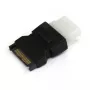 StarTech.com adattatore per cavo di alimentazione SATA a LP4, SATA (15 pin), LP4 (4 pin), nero