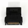 StarTech.com adattatore per cavo di alimentazione SATA a LP4, SATA (15 pin), LP4 (4 pin), nero