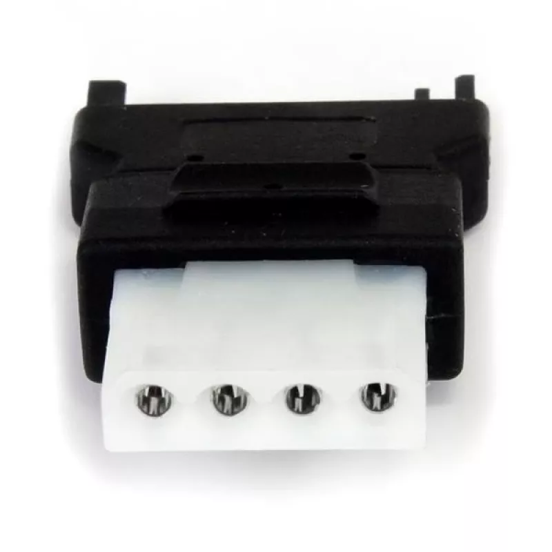 StarTech.com adattatore per cavo di alimentazione SATA a LP4, SATA (15 pin), LP4 (4 pin), nero