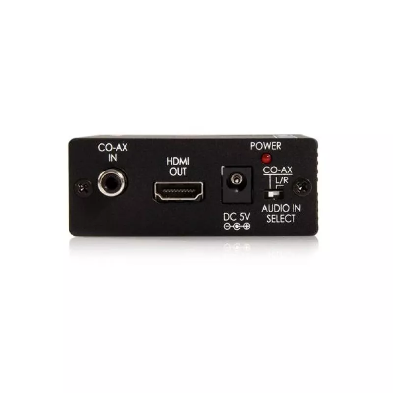 StarTech.com convertitore video Component a HDMI con audio, nero, RoHS, CE, FCC, 1080p, HDMI, 5 V, 80 mm