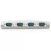 StarTech.com hub adattatore USB a seriale RS232 DB9 a 4 porte, USB, seriale, argento, plastica, CE, FCC, RoHS, 1 W