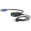 StarTech.com splitter video VGA a 2 porte – alimentato via USB, VGA, 2x VGA, 2048 x 1536 pixel, nero, plastica, 61 m