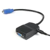 StarTech.com splitter video VGA a 2 porte – alimentato via USB, VGA, 2x VGA, 2048 x 1536 pixel, nero, plastica, 61 m