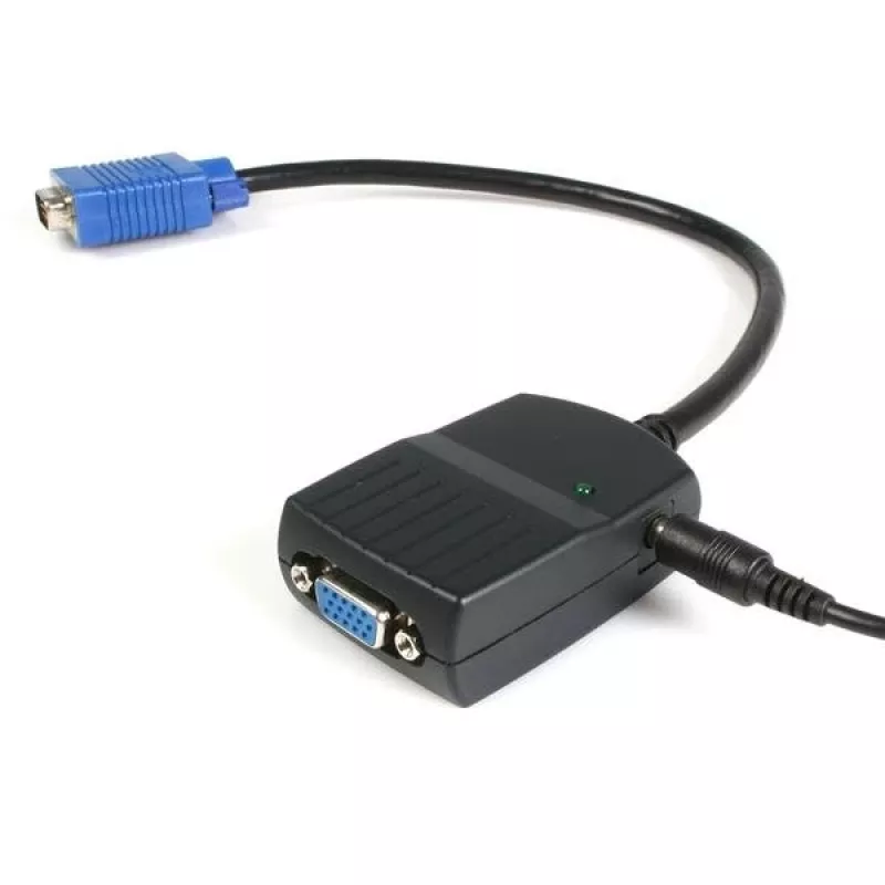 StarTech.com splitter video VGA a 2 porte – alimentato via USB, VGA, 2x VGA, 2048 x 1536 pixel, nero, plastica, 61 m