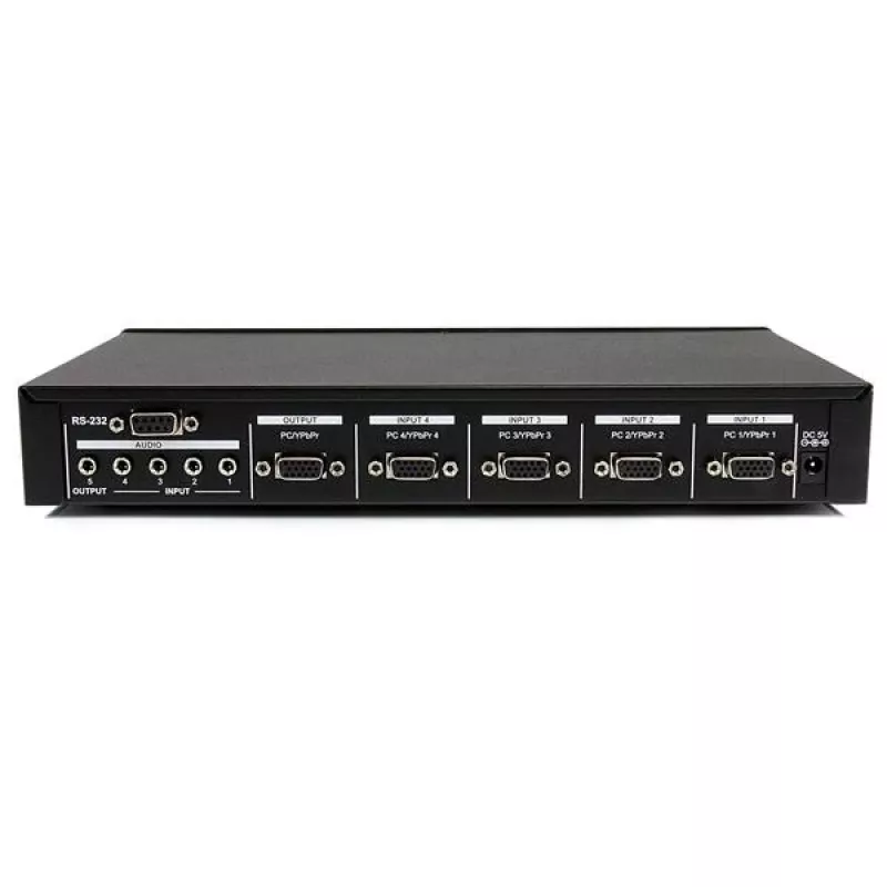 StarTech.com switch video-audio VGA a 4 vie con controllo RS232